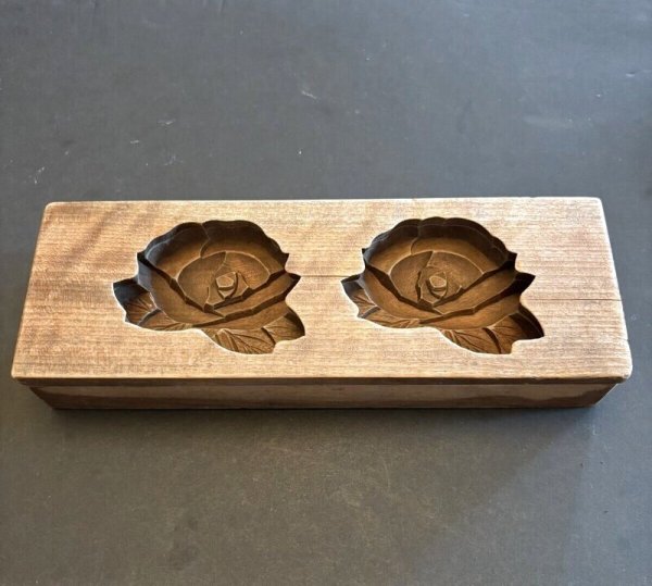 画像2: 薔薇＜二輪＞ /菓子木型. (2)