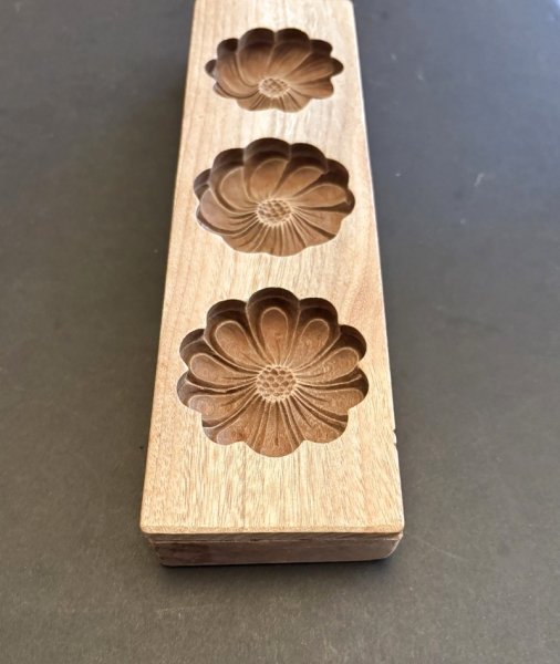 画像6: お花＜三輪＞ /菓子木型. (6)