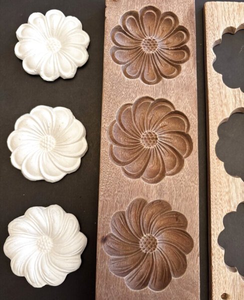 画像2: お花＜三輪＞ /菓子木型. (2)