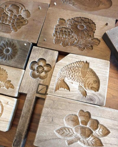 画像3: double side /鶏と椿 /菓子木型.