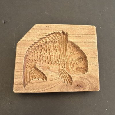 画像1: double side /鯛とお花 /菓子木型.