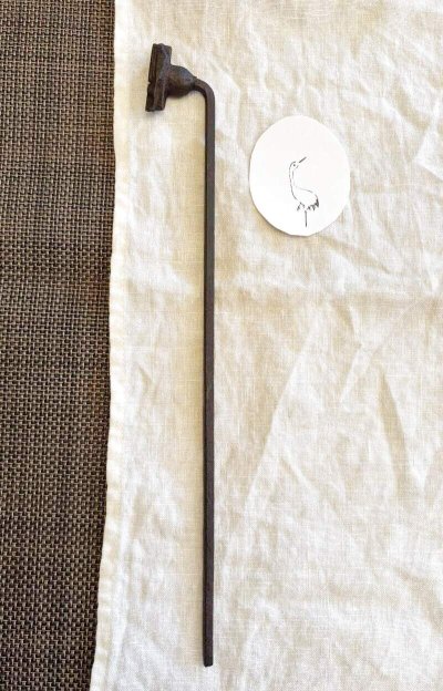 画像1: 鶴 /焼き印