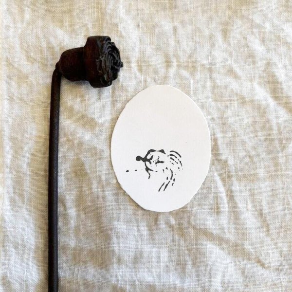 画像1: 亀 /焼き印 (1)