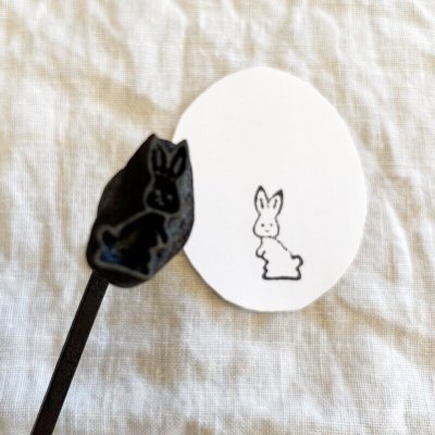 画像2: うさぎ /焼き印