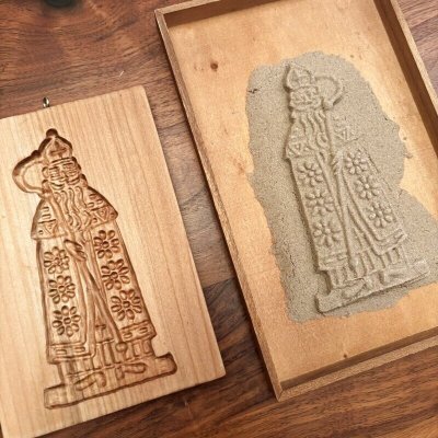 画像1: 【お問い合わせ商品】Saint Nicholas*スペキュロス型/cookie mold/菓子木型作家 komorebi.
