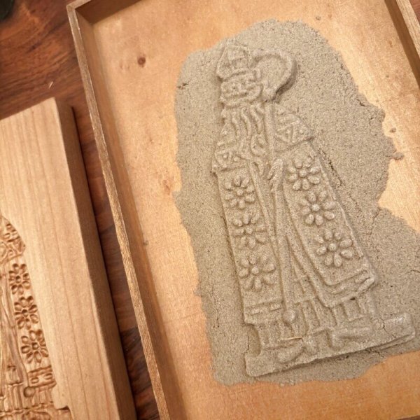 画像2: 【お問い合わせ商品】Saint Nicholas*スペキュロス型/cookie mold/菓子木型作家 komorebi. (2)