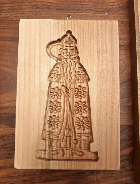 画像1: 【お問い合わせ商品】Saint Nicholas*スペキュロス型/cookie mold/菓子木型作家 komorebi. (1)