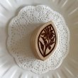 画像3: デイジー*アールヌーボー様式/ Art Nouveau Daisy＋カッター付き*wood cookie mold【送料無料】 (3)