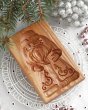 画像2: サンタクロース /wood gingerbread cookie mold (2)