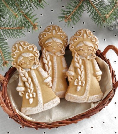 画像3: 雪娘*スネグーラチカ /wood gingerbread cookie mold