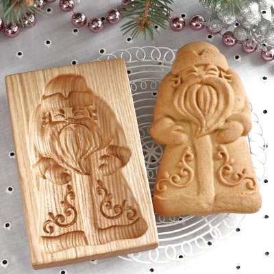 画像3: サンタクロース /wood gingerbread cookie mold