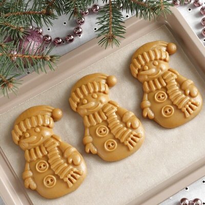 画像3: 雪だるま /wood gingerbread cookie mold