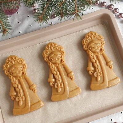 画像2: 雪娘*スネグーラチカ /wood gingerbread cookie mold