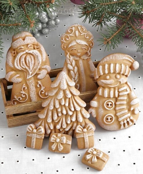 画像5: 雪娘*スネグーラチカ /wood gingerbread cookie mold (5)