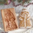 画像1: サンタクロース /wood gingerbread cookie mold (1)