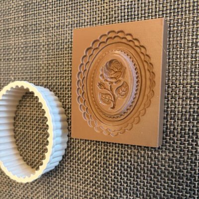 画像3: 薔薇+cookie cutter/springerle cookie stamp