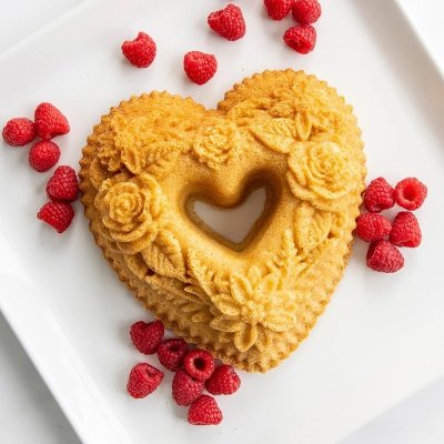 画像3: Floral Heart Bundt Pan/お花のハート型