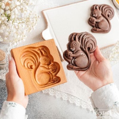 画像3: リスとドングリ*wood gingerbread cookie mold