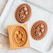 画像1: チューリップ*wood gingerbread cookie mold (1)