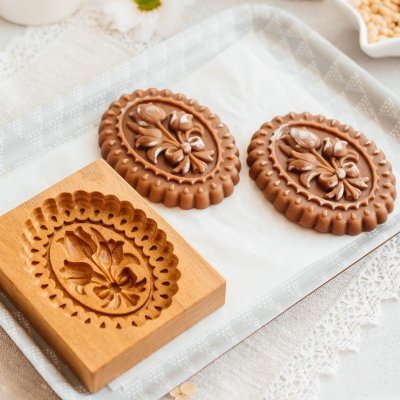 画像2: チューリップ*wood gingerbread cookie mold