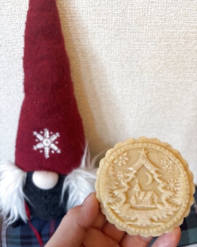 画像2: クリスマスツリーと教会*wood gingerbread cookie mold