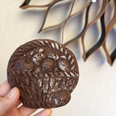 画像2: 林檎のバスケット*wood gingerbread cookie mold
