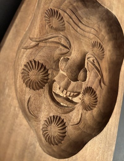 画像2: お面 /菓子木型.