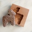 画像5: トナカイ*wood gingerbread cookie mold (5)