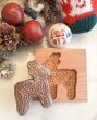 画像1: トナカイ*wood gingerbread cookie mold (1)
