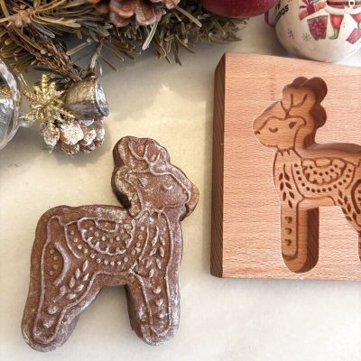 画像2: トナカイ*wood gingerbread cookie mold