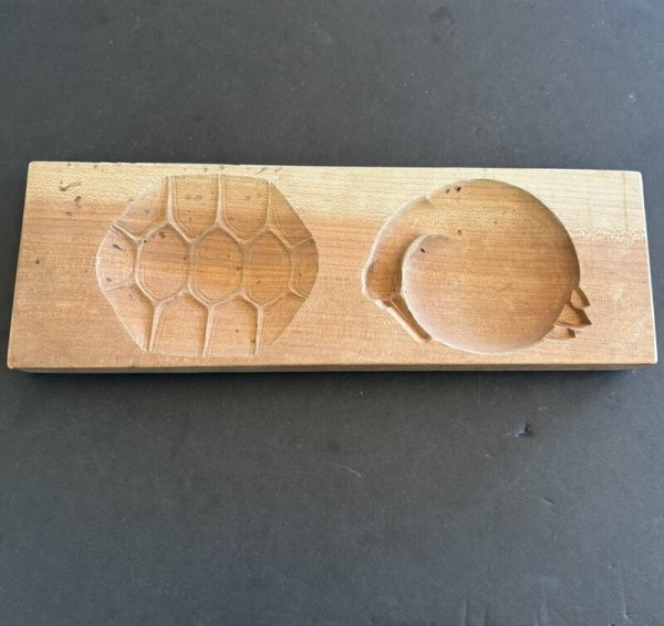 画像1: 鶴*亀  / 菓子木型. (1)