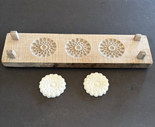 画像2: 花＜3連＞  / 菓子木型. (2)