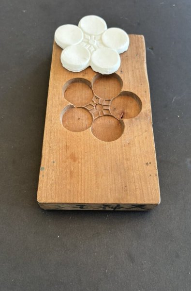 画像3: 花  / 菓子木型. (3)