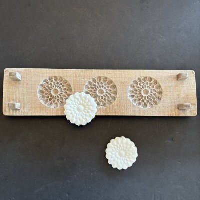 画像1: 花<3連> / 菓子木型.