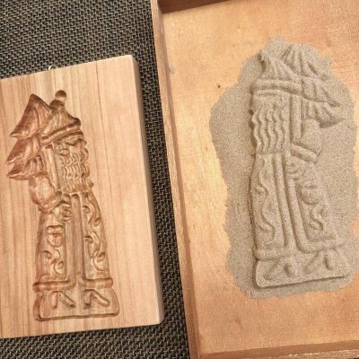 画像3: サンタクロースとツリー*スペキュロス型/cookie mold/菓子木型作家 komorebi.