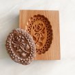 画像1: 薔薇withフレーム*wood gingerbread cookie mold (1)