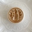 画像2: 雪だるまと子供達 *wood cookie mold【送料無料】 (2)