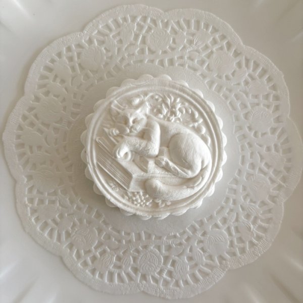 画像3: お昼寝している猫*wood cookie mold (3)