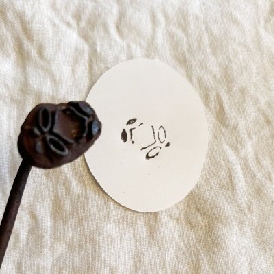 画像2: 2匹の蝶々 /焼き印