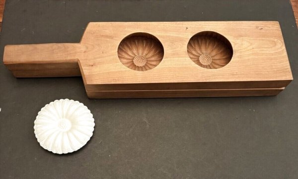 画像3: 菊＜二連＞/ 菓子木型. (3)