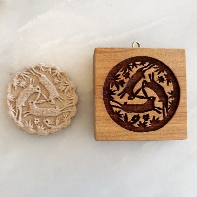 画像2: うさぎのジャンプ/cookie mould from Germany