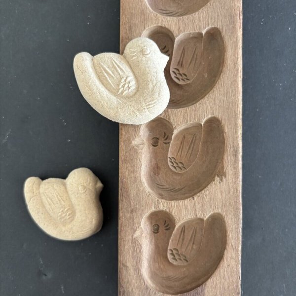 画像2: 鳥＜5羽＞/ 菓子木型. (2)