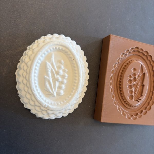 画像2: 鈴蘭+cookie cutter/springerle cookie stamp (2)