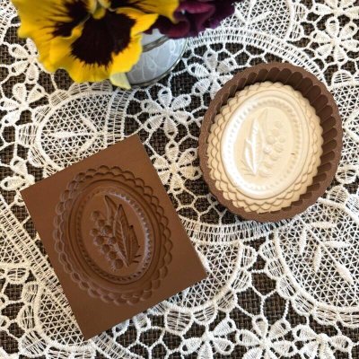 画像1: 鈴蘭+cookie cutter/springerle cookie stamp