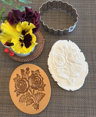 画像1: 薔薇*Double Rose /cookie mold by anis-oaradies