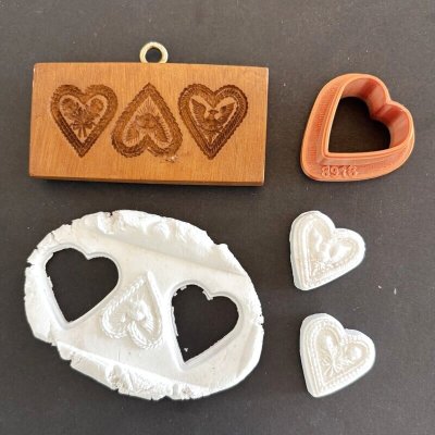 画像3: miniハート<3種類>+カッター付き/cookie mould