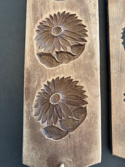 画像2: 鶴と花/ 菓子木型.