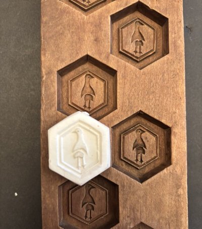 画像1: 鳥＜6角＞/ 菓子木型.