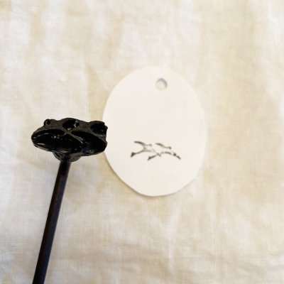 画像2: 二羽の燕 /焼き印