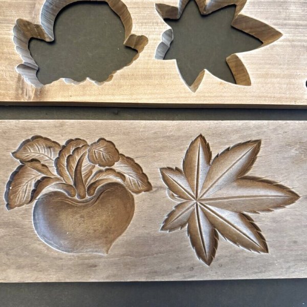 画像2: 蕪と葉 / 菓子木型 (2)